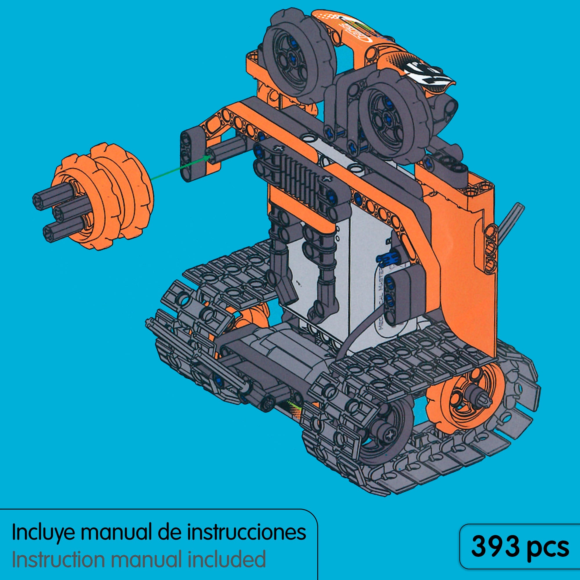 Conjunto de construção de robô acrobático com controlo remoto 3 em 1 iM.Master - 392 peças