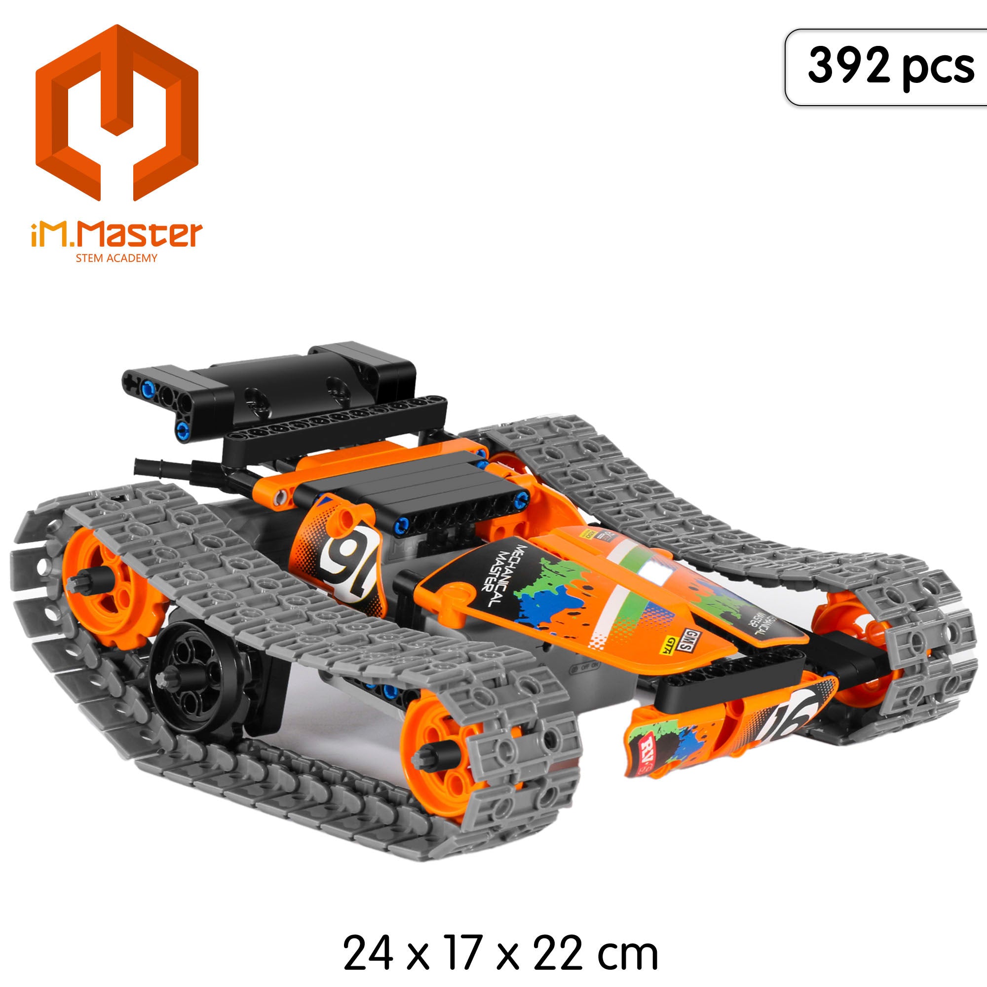 Conjunto de construção de robô acrobático com controlo remoto 3 em 1 iM.Master - 392 peças