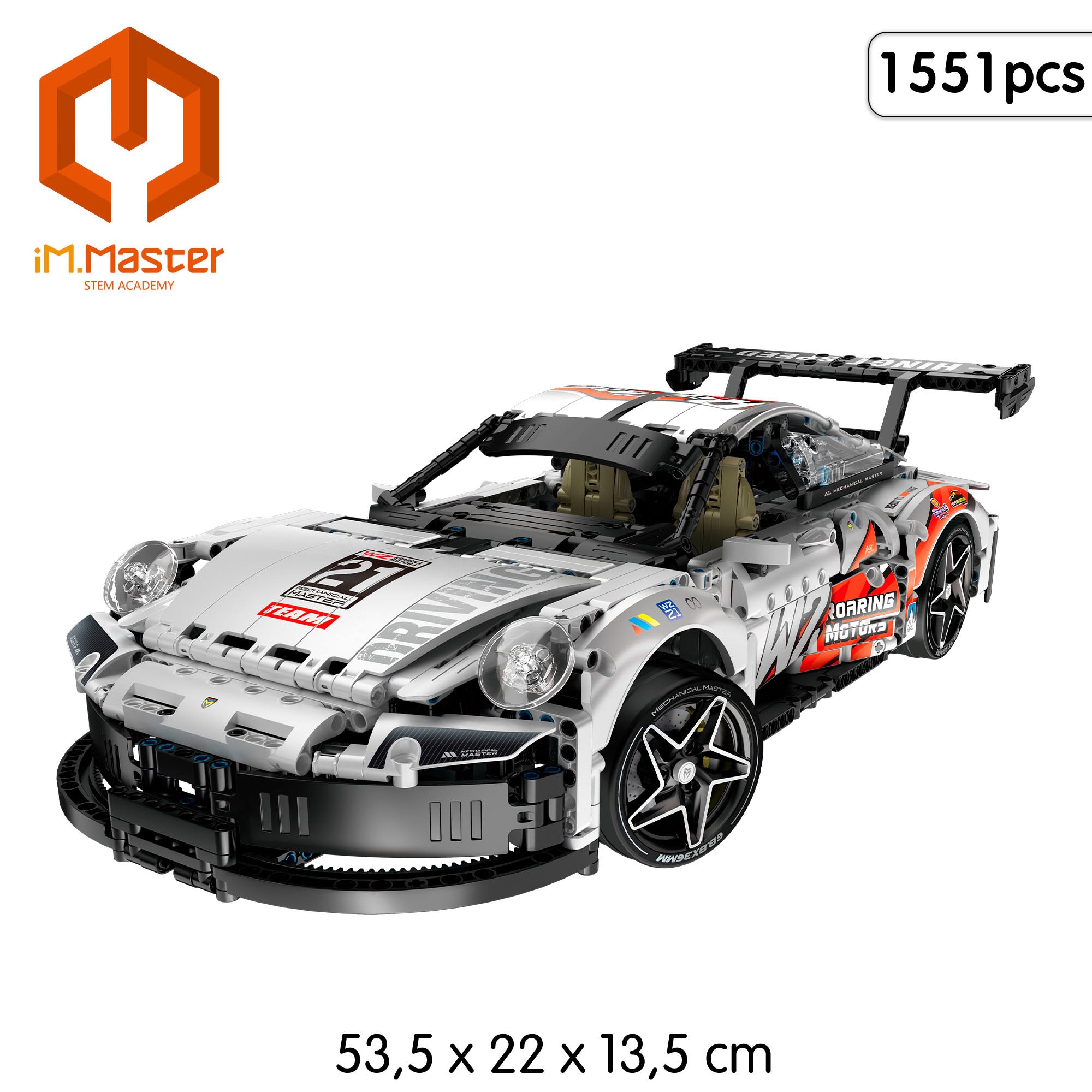 Conjunto de construção automóvel transformável iM.Master 1/10 - 1551 peças