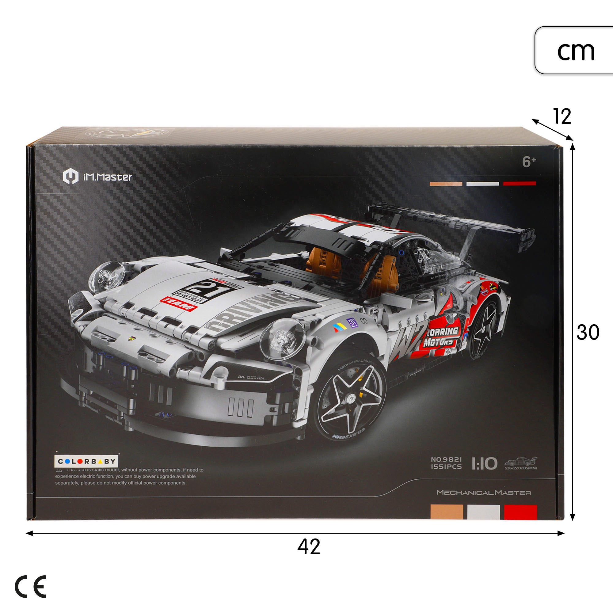 Conjunto de construção automóvel transformável iM.Master 1/10 - 1551 peças