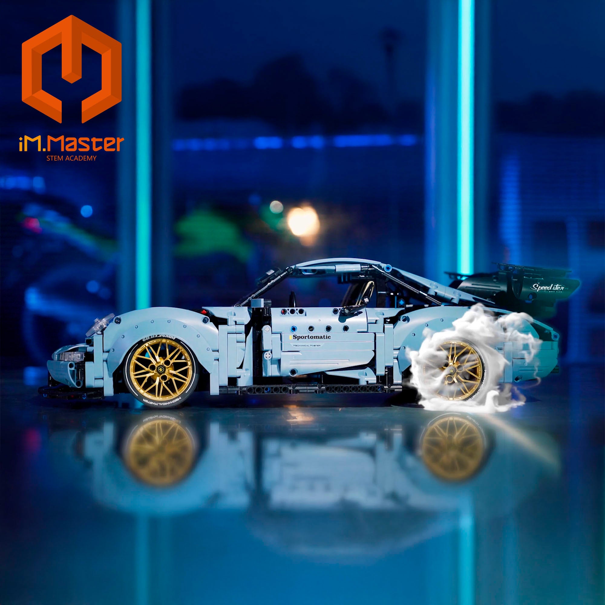 Conjunto de construção de carro desportivo iM.Master 1/10 - 1882 peças