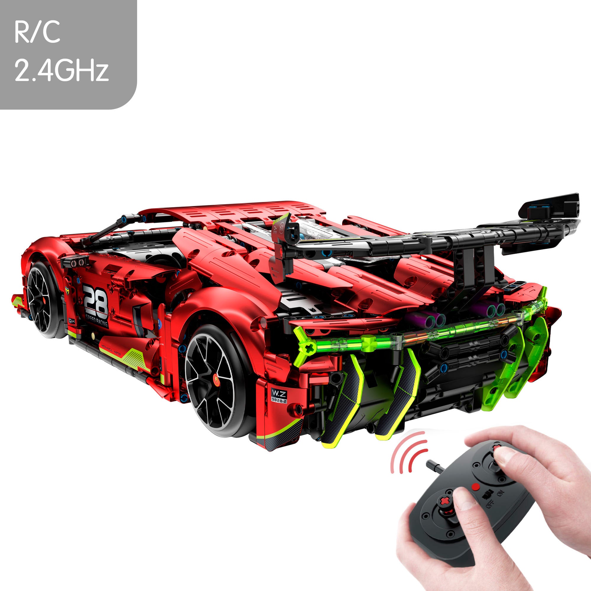 Conjunto de construção iM.Master Supercarro telecomandado 1/10 - 1835 peças