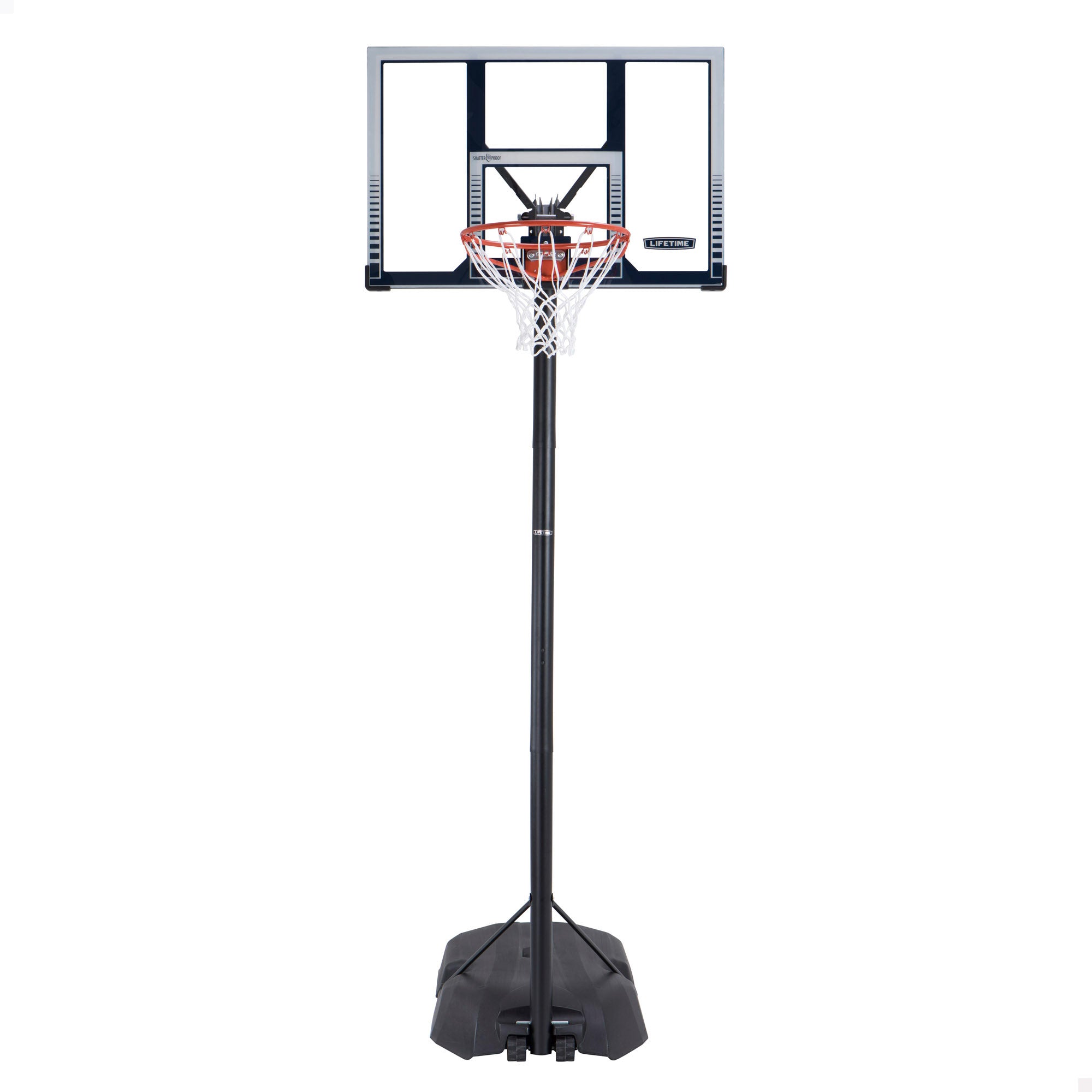 Cesto de basquetebol ultrarresistente LIFETIME, altura ajustável 244/305 cm, proteção UV100