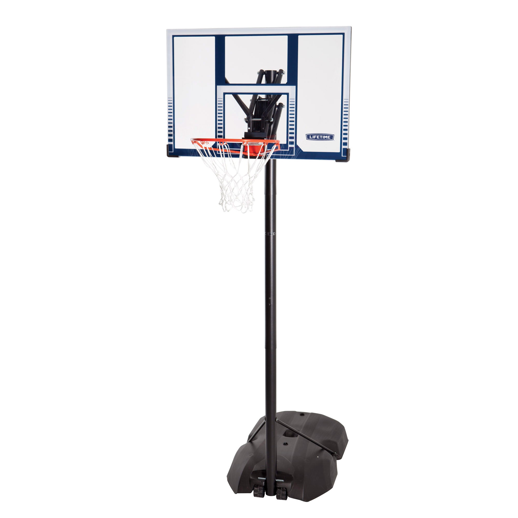Cesto de basquetebol ultrarresistente LIFETIME, altura ajustável 244/305 cm, proteção UV100