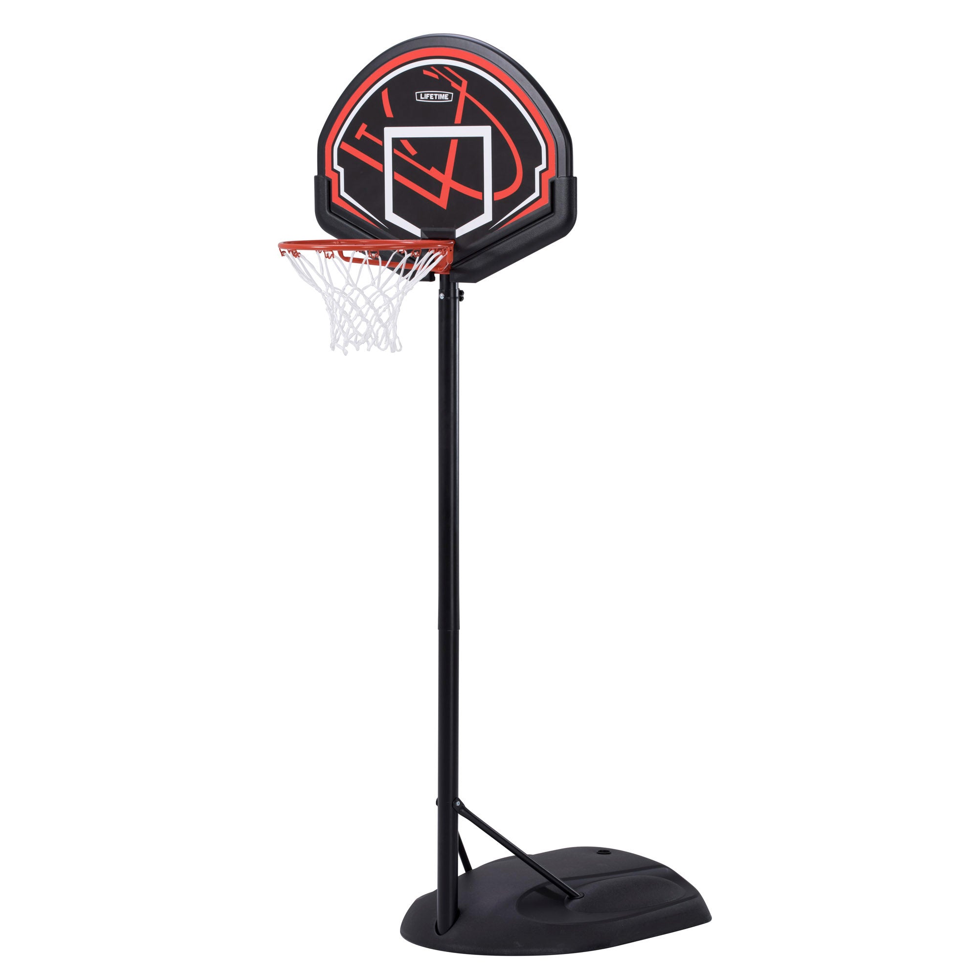 Cesta de basquetebol Lifetime Ultra-Resistant, altura ajustável 165/222 cm, UV100