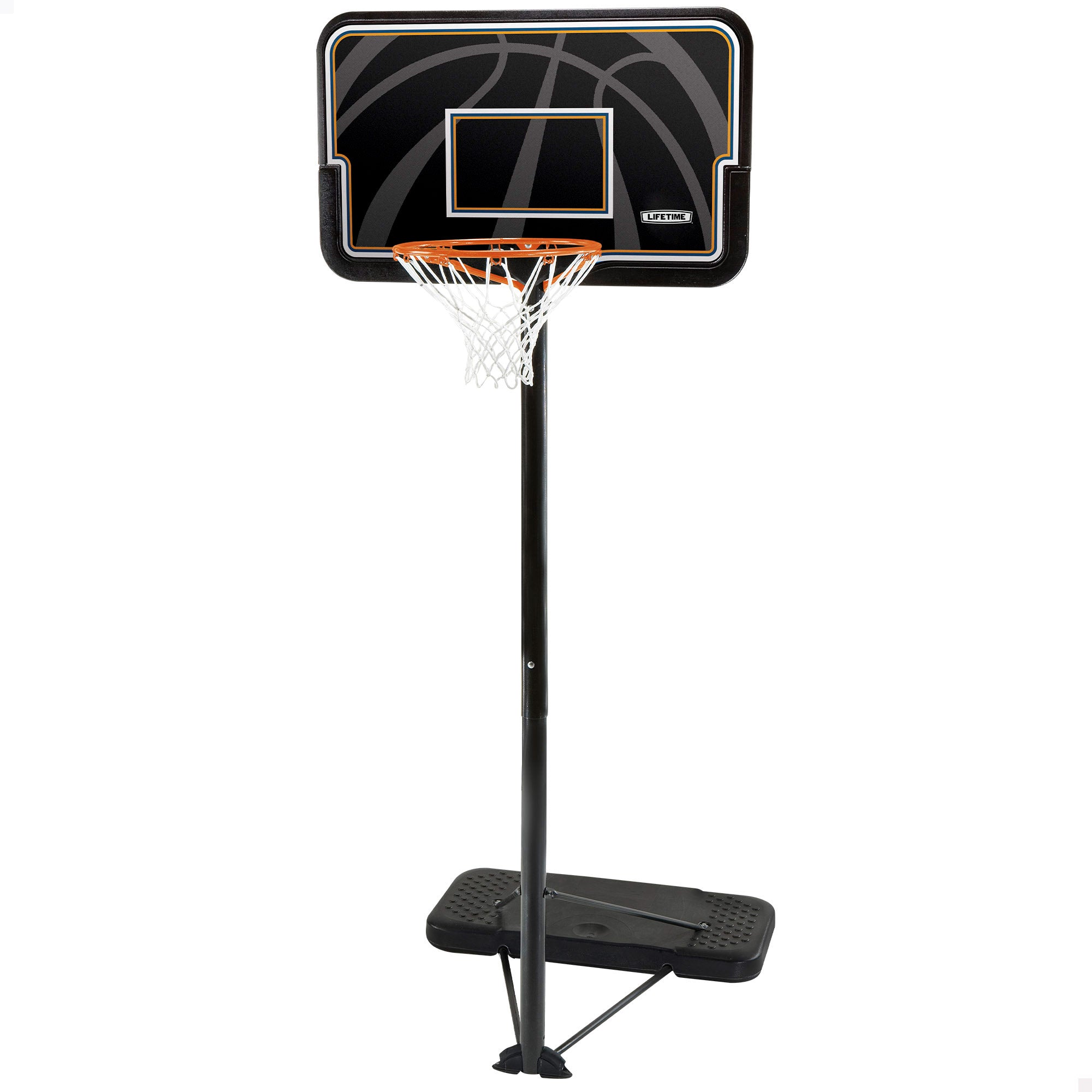 Cesto de basquetebol ultrarresistente LIFETIME, altura ajustável 229/305 cm, proteção UV100