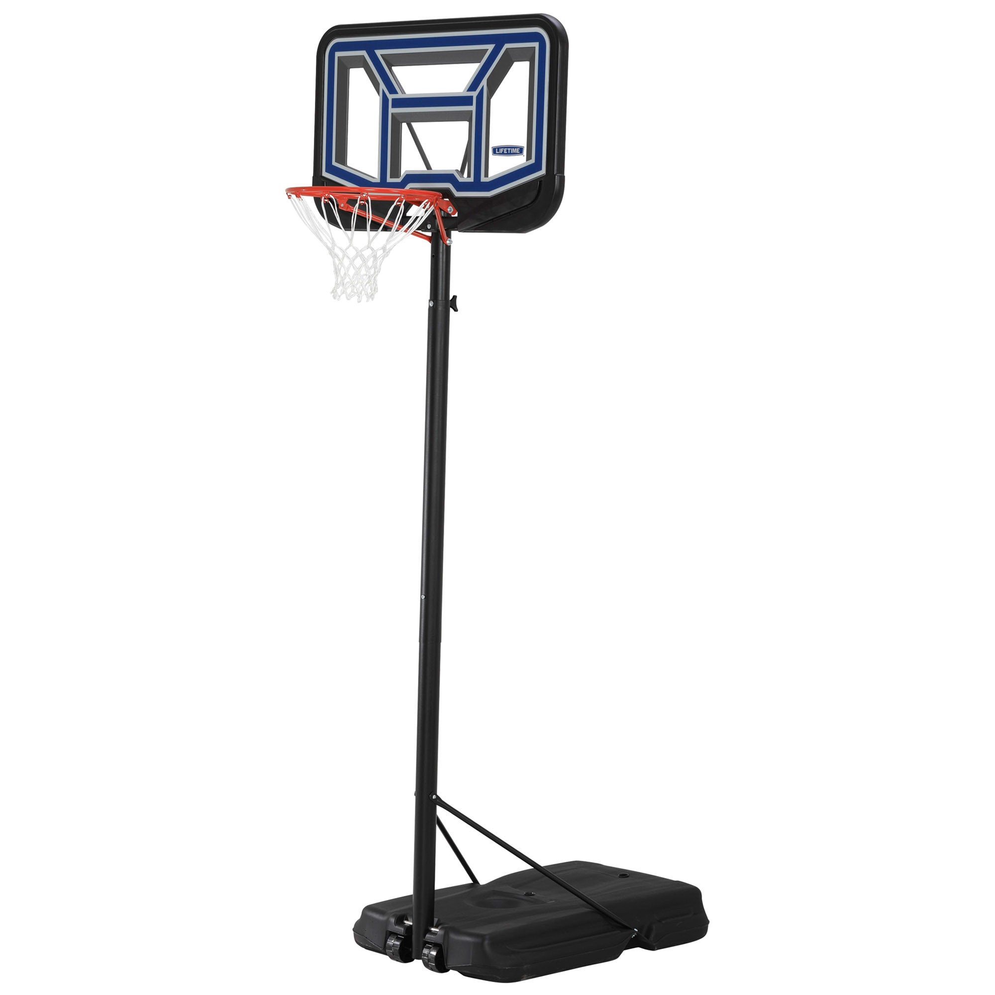 Cesto de basquetebol portátil LIFETIME, altura ajustável de 230/305 cm